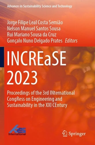 INCREaSE 2023 Proceedings of the 3rd INternational CongRess on Engineering and Sustainability in the XXI CEntury