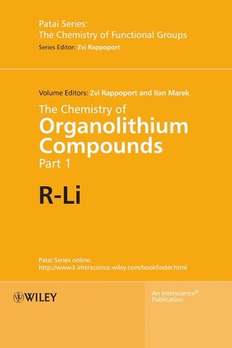 The Chemistry of Organolithium Compounds