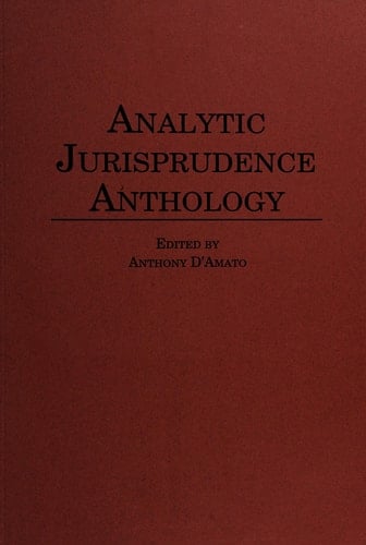 Analytic Jurisprudence Anthology (Anthology Series)