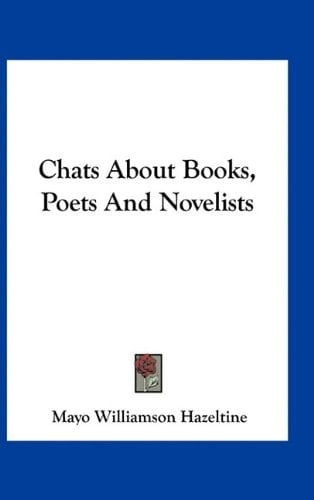 Chats About Books, Poets And Novelists
