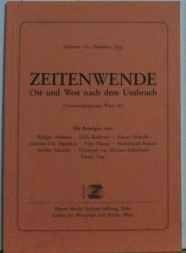 Zeitenwende: Ost und West nach dem Umbruch : Universitätsseminar Wien '92 (German Edition)