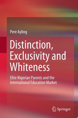 Distinction, Exclusivity and Whiteness
