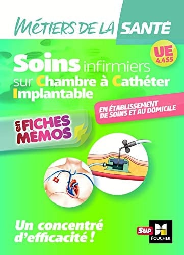 Soins infirmiers sur chambre à cathéter implantable : en établissement de soins et au domicile