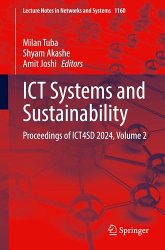 ICT Systems and Sustainability Proceedings of ICT4SD 2024, Volume 2