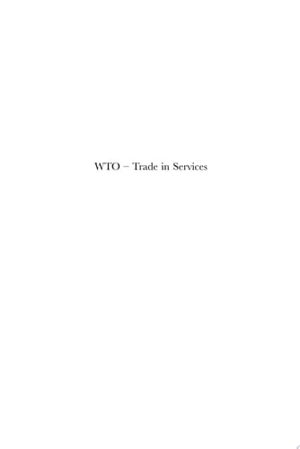 WTO - Trade in Services