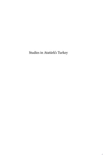 Studies in Atatürk's Turkey The American Dimension