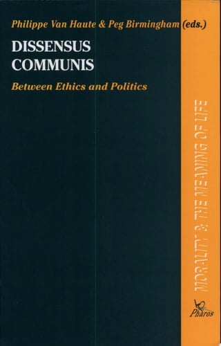 Dissensus Communis Between Ethics and Politics