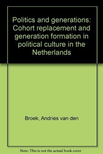 Politics and generations: Cohort replacement and generation formation in political culture in the Netherlands