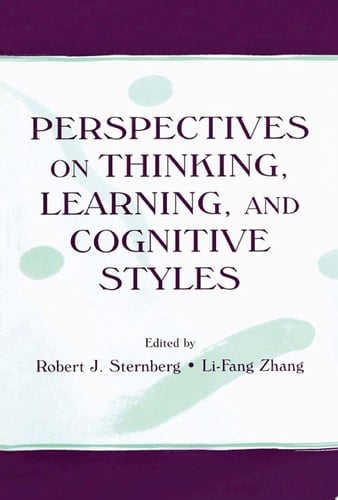 Perspectives on Thinking, Learning, and Cognitive Styles