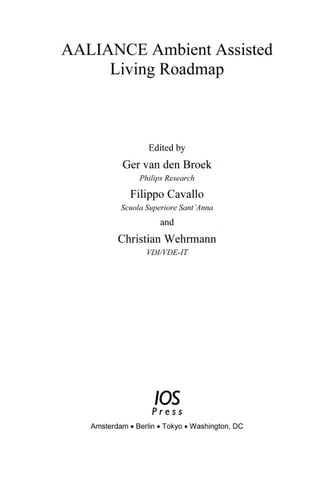 AALIANCE ambient assisted living roadmap