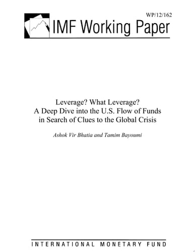 Leverage? What Leverage? A Deep Dive into the U.S. Flow of Funds in Search of Clues to the Global Crisis