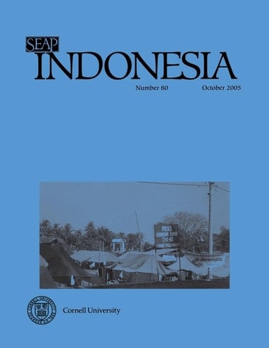Indonesia Journal October 2005