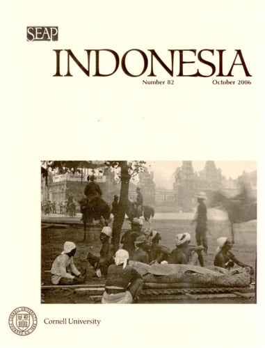 Indonesia Journal October 2006