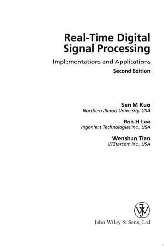 Real-Time Digital Signal Processing Implementations and Applications