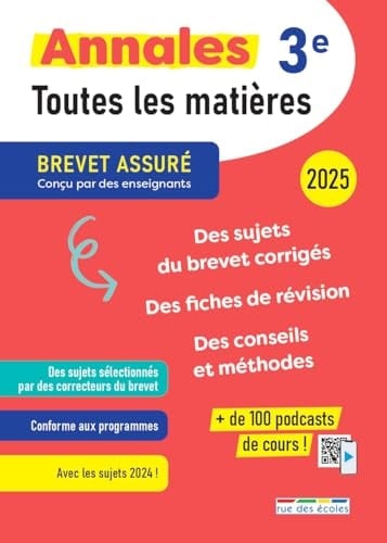 Annales Toutes les matières 3e