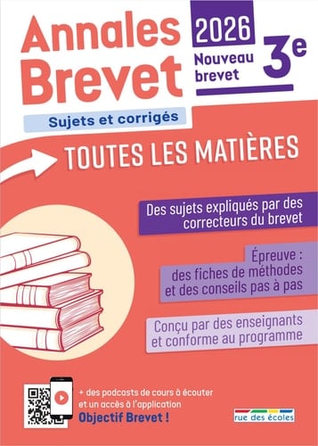 Toutes les matières 3e Sujets et corrigés