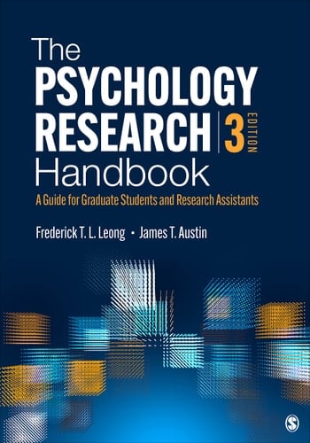 The Psychology Research Handbook A Guide for Graduate Students and Research Assistants