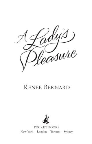 A Lady's Pleasure