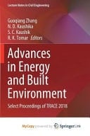 Advances in Energy and Built Environment Select Proceedings of TRACE 2018