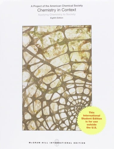 Chemistry in Context Applying Chemistry to Society