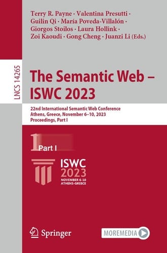 The Semantic Web – ISWC 2023 22nd International Semantic Web Conference, Athens, Greece, November 6–10, 2023, Proceedings, Part I