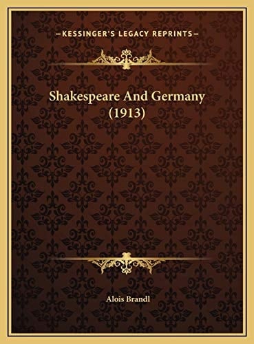 Shakespeare And Germany (1913)