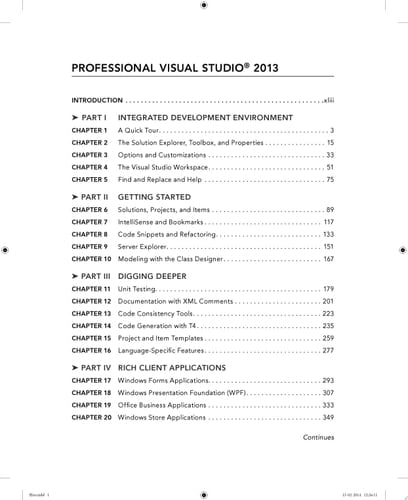 Professional Visual Studio 2013