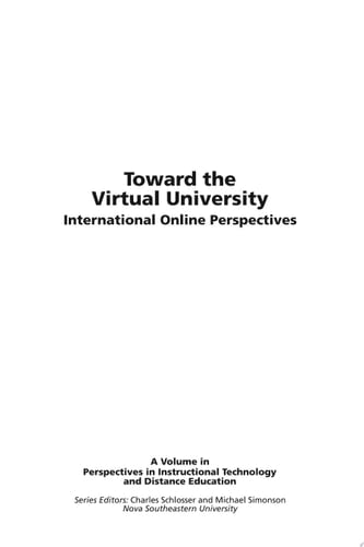Toward the Virtual University