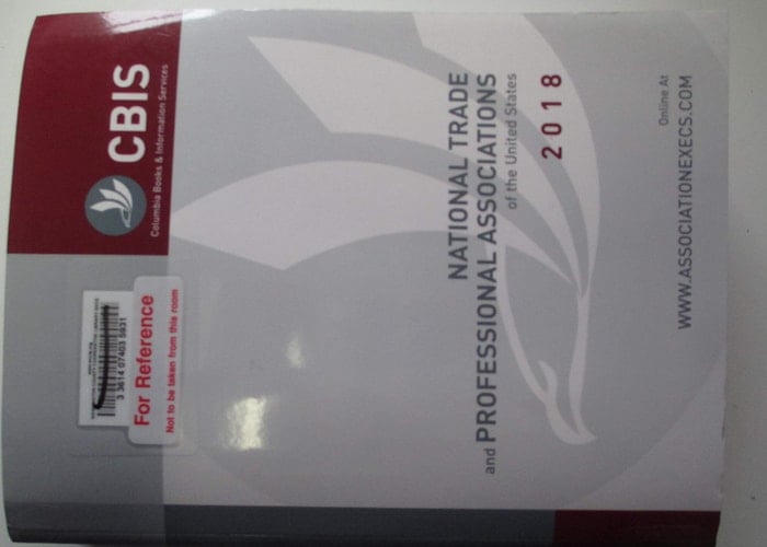 National Trade and Professional Associations of the United States (2018 Edition)
