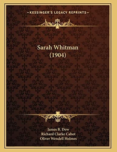Sarah Whitman (1904)