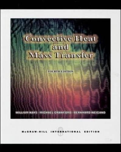 Convective Heat and Mass Transfer