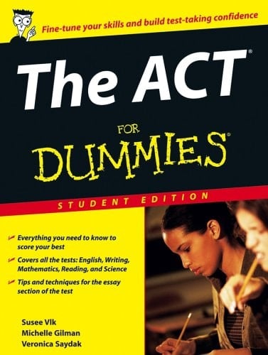 The ACT for Dummies, Student Edition, Wal-mart Custom