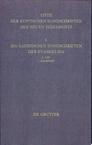 Die sahidischen Handschriften der Evangelien