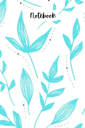 Notebook: Floral notebook, 6x9 125 pages