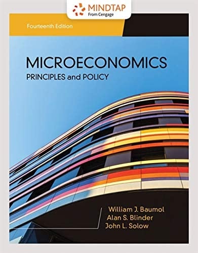 MindTap for Baumol/Blinder/Solow's Microeconomics: Principles & Policy, 1 term Printed Access Card