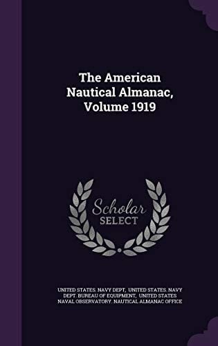 The American Nautical Almanac, Volume 1919