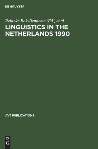 Linguistics in the Netherlands 1990