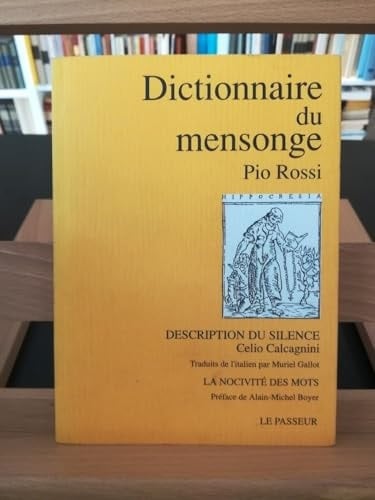 Dictionnaire du mensonge