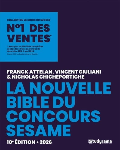 La nouvelle bible du concours SESAME: 2026
