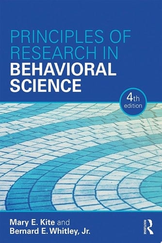 Principles of Research in Behavioral Science Fourth Edition