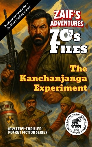Zaif's Adventures - 70's Files: The Kanchanjanga Experiment: Zaif's Adventures Series - BharatKatha Comics Pulp-Fiction