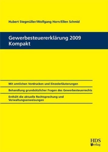 Gewerbesteuererklärung 2009 kompakt