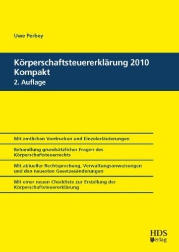 Körperschaftsteuererklärung 2010 kompakt