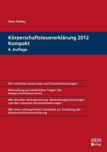 Körperschaftsteuererklärung 2012 kompakt