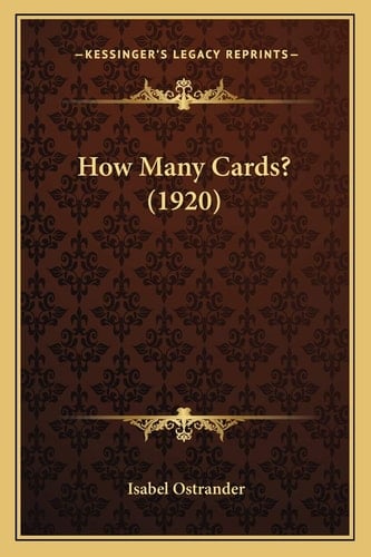 How Many Cards? (1920)