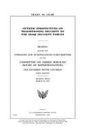 Outside Perspectives on Transitioning Security to the Iraqi Security Forces