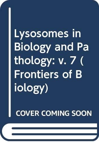 Lysosomes in Biology and Pathology: xix, 479 p. : il
