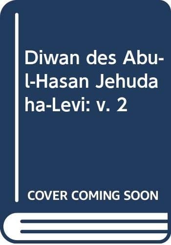 Diwan des Abu-l-Hasan Jehuda ha-Levi