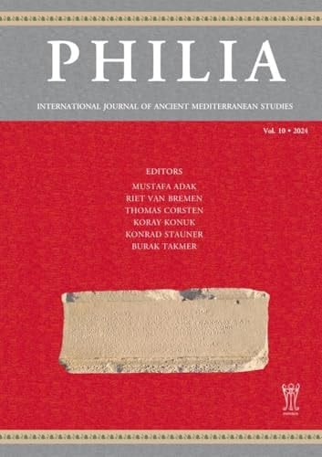 Philia 10, 2024 International Journal of Ancient Mediterranean Studies