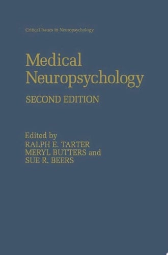 Medical Neuropsychology Second Edition